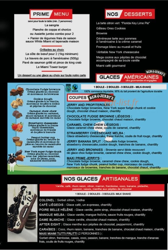 Miami Prime — carte page 7