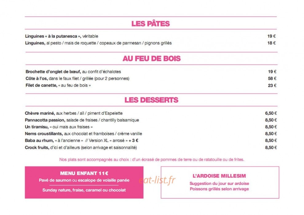 Millesim — carte page 2