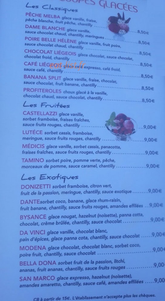 Moda Café — carte page 5