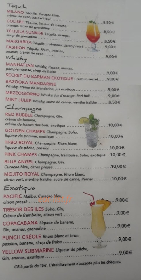 Moda Café — carte page 4