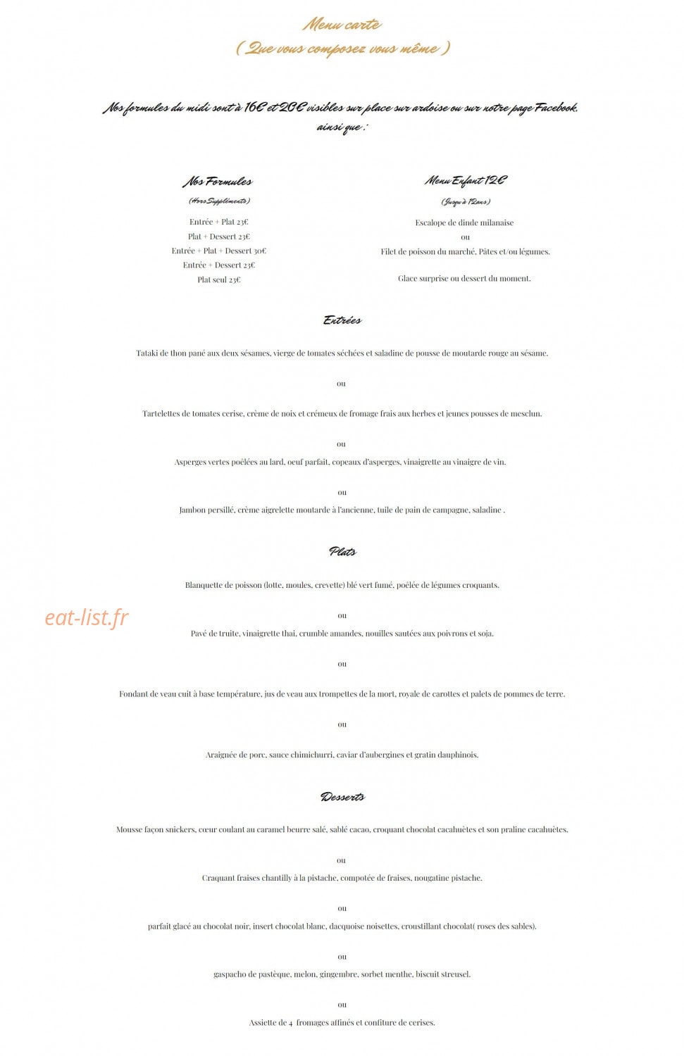Le Vauban — carte page 1