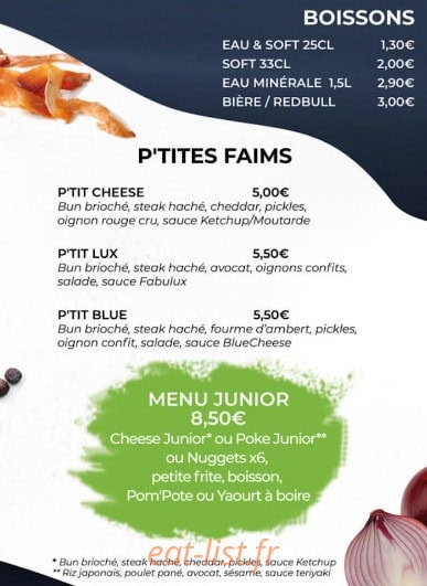 Fabulous Burger — carte page 4