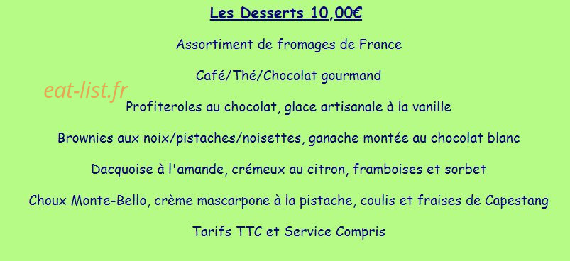La Tour Sarrasine — carte page 7