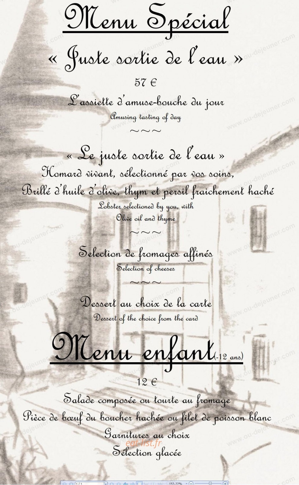 La Table de Roueire — carte page 14