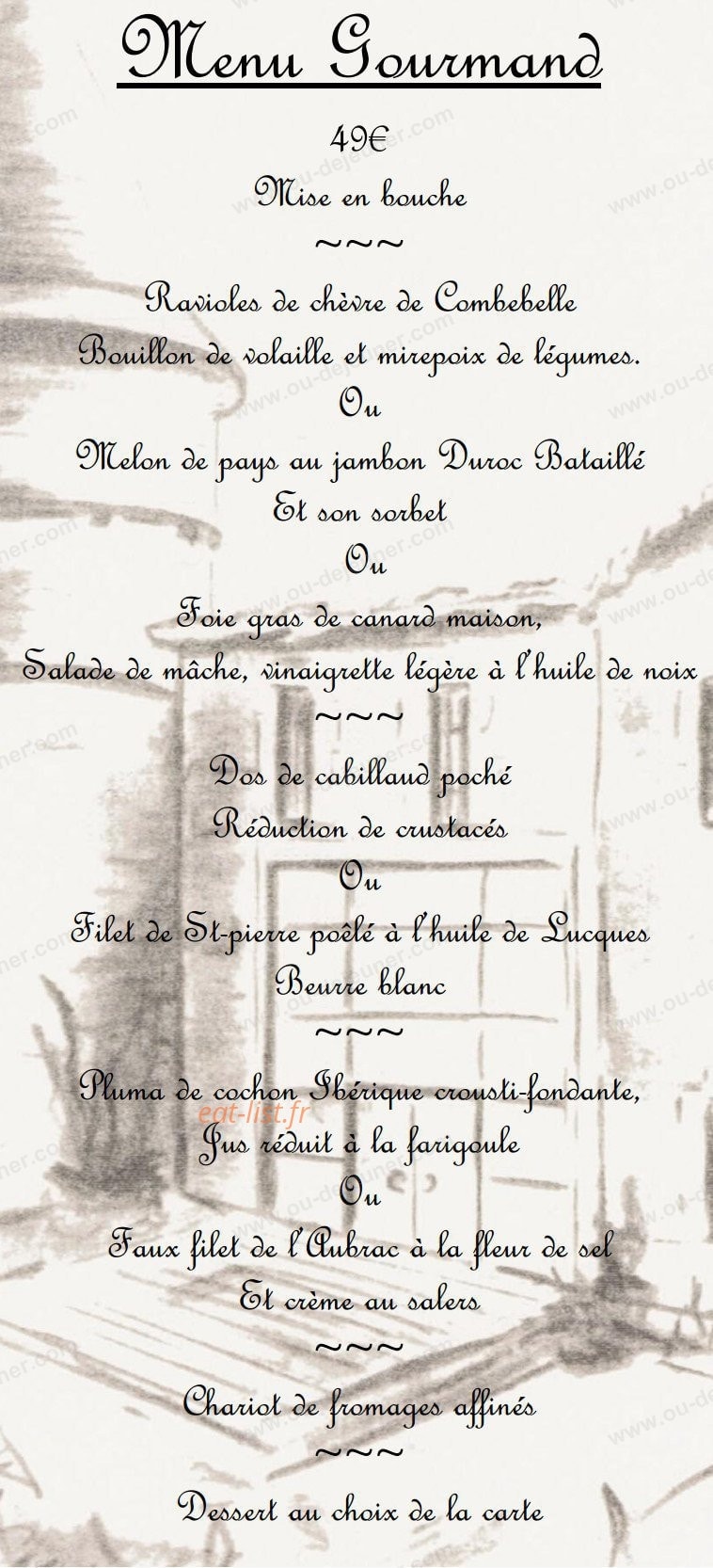 La Table de Roueire — carte page 13