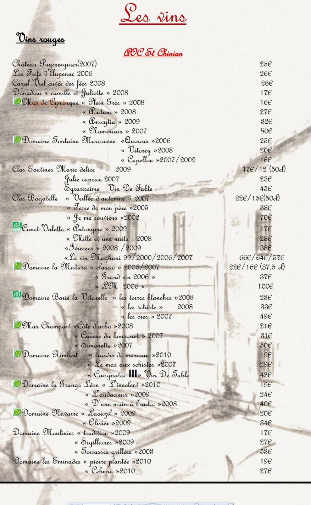 La Table de Roueire — carte page 3
