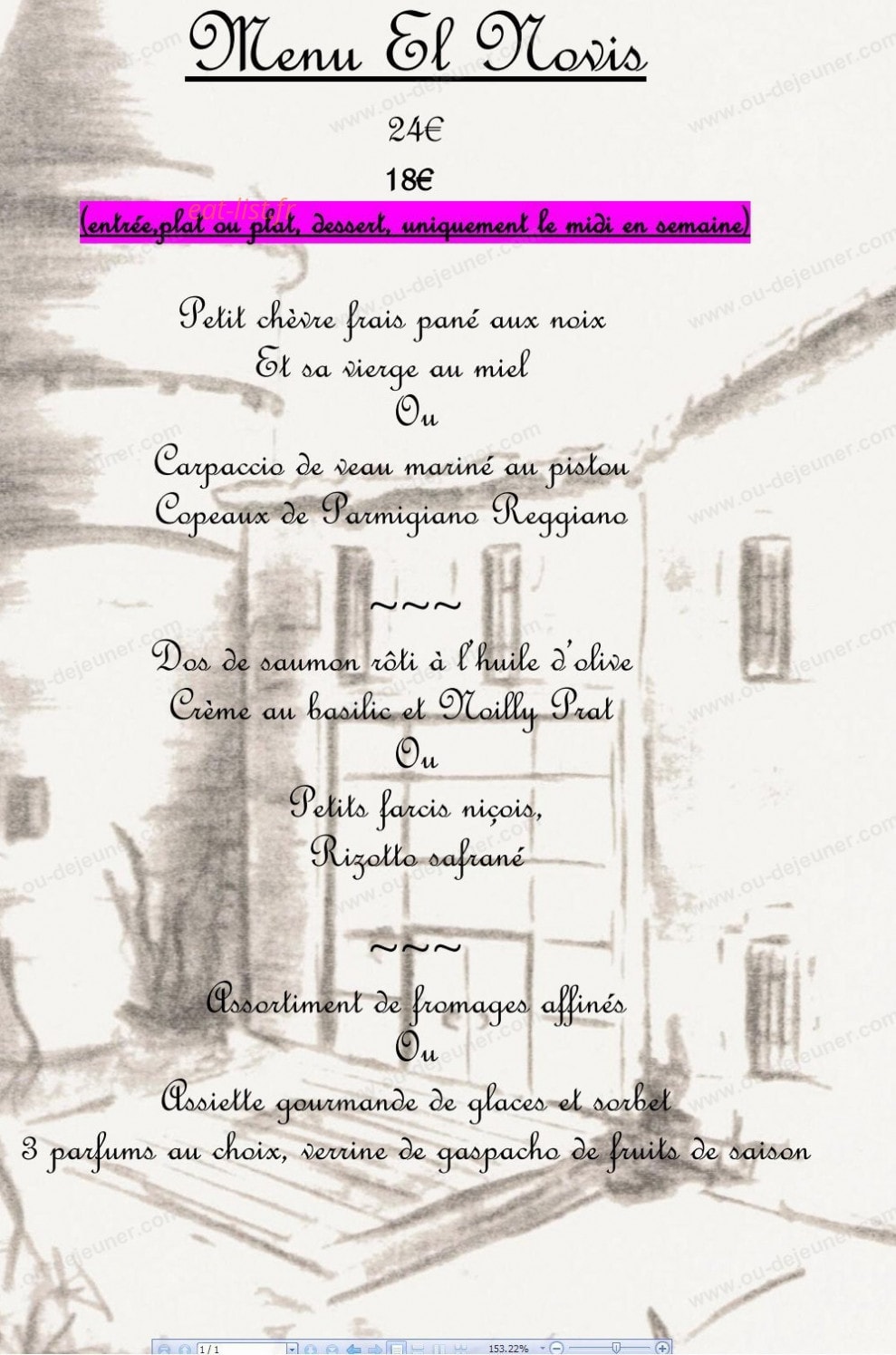 La Table de Roueire — carte page 10