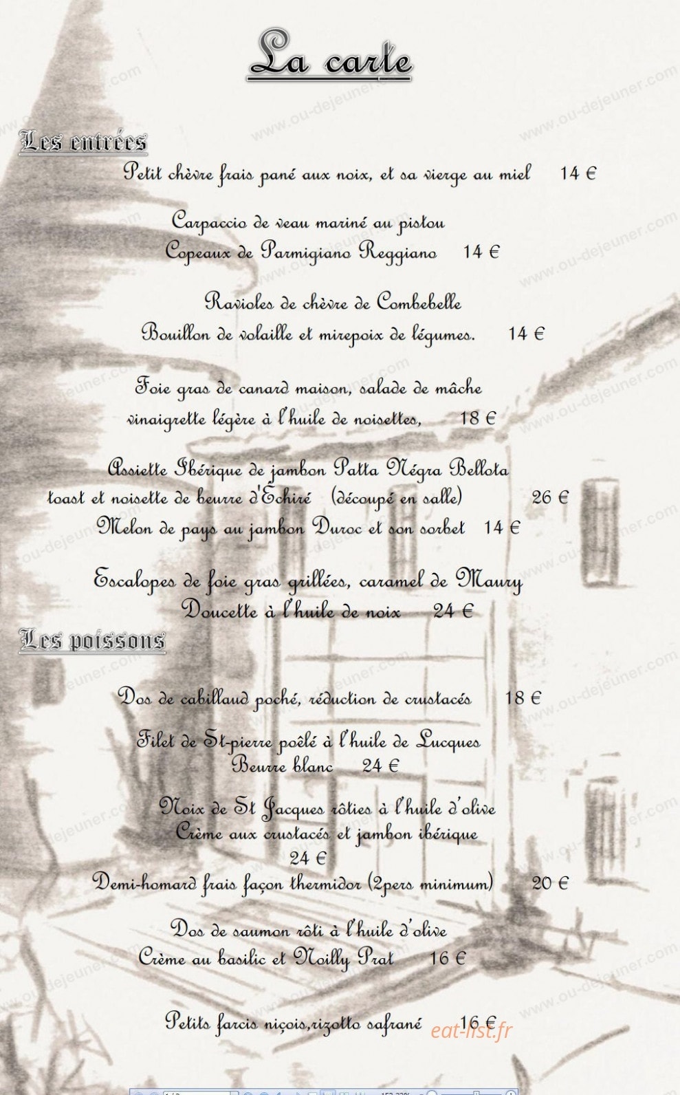 La Table de Roueire — carte page 1