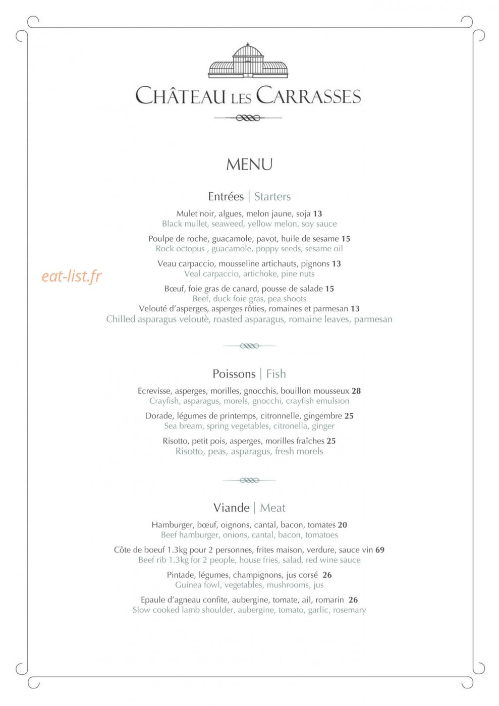 Les Carrasses — carte page 1