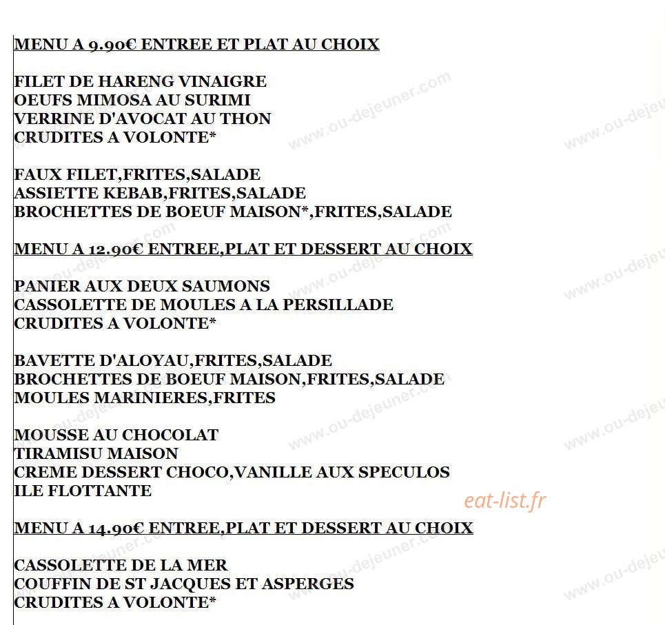 Du nord au sud — carte page 1