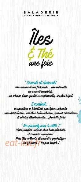 Iles et thé une fois — carte page 3