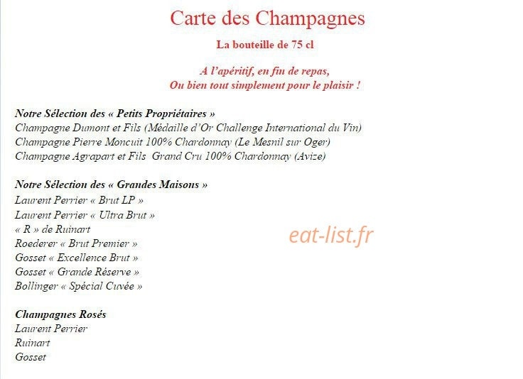 La Taverne du Port — carte page 10