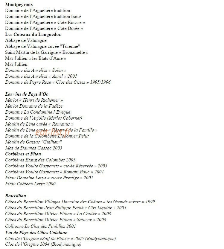La Taverne du Port — carte page 7