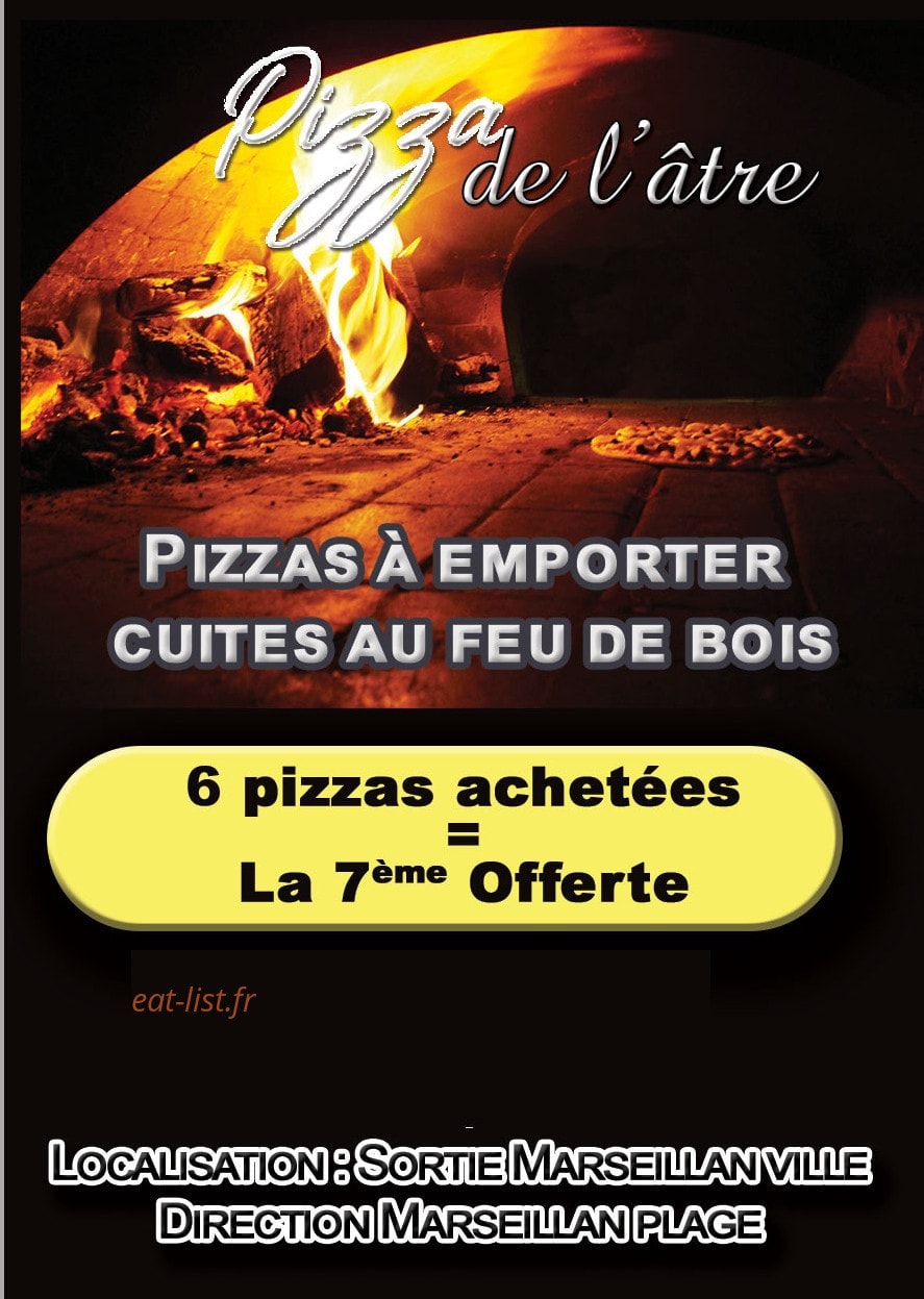 Pizza de l'âtre — carte page 1