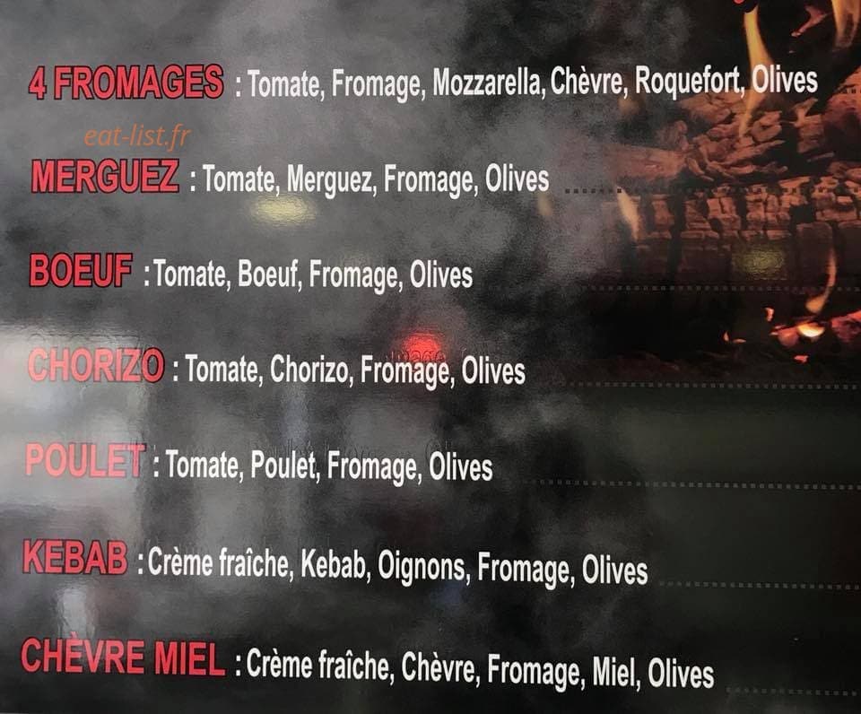Pizza express — carte page 3