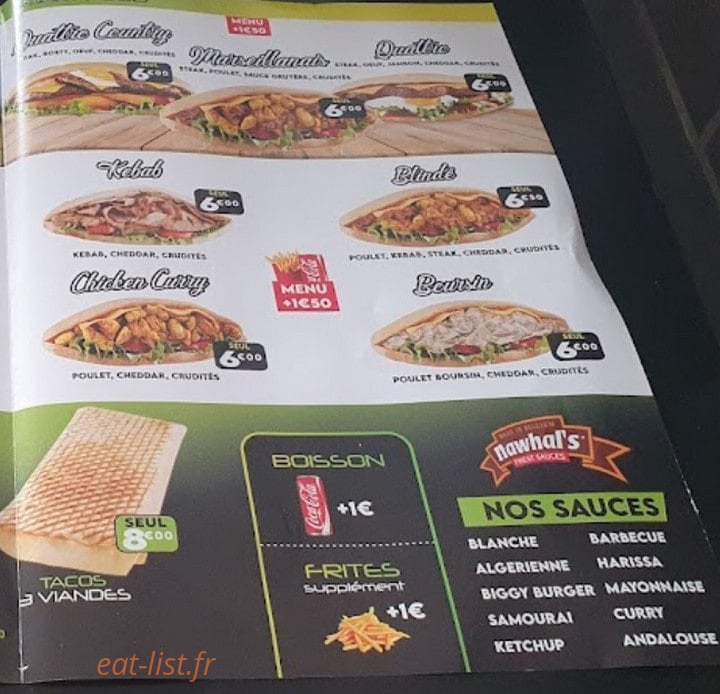 Smart Food — carte page 3