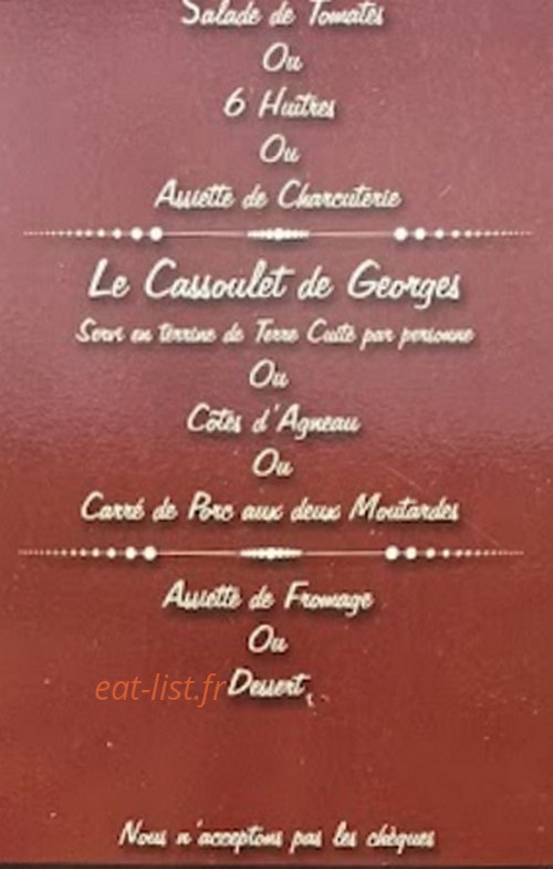 Café de la Mer — carte page 2