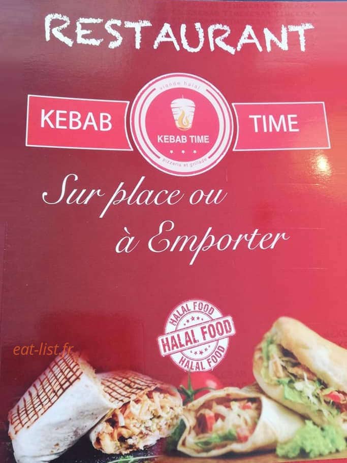 Kebab Time — carte page 1