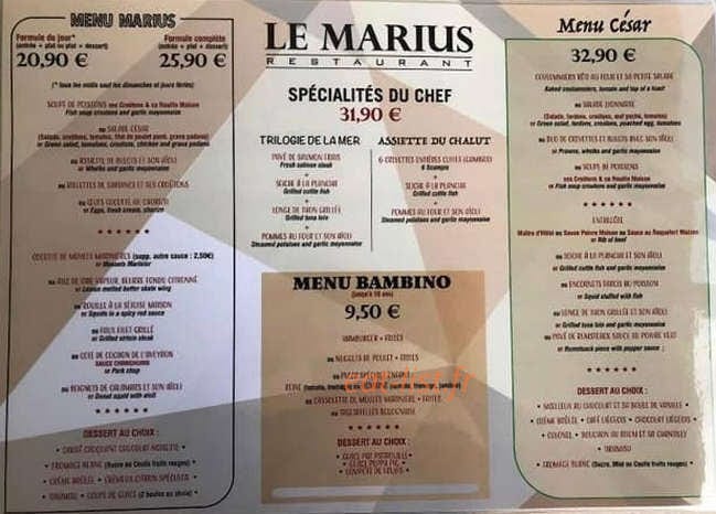 Le Marius — carte page 2