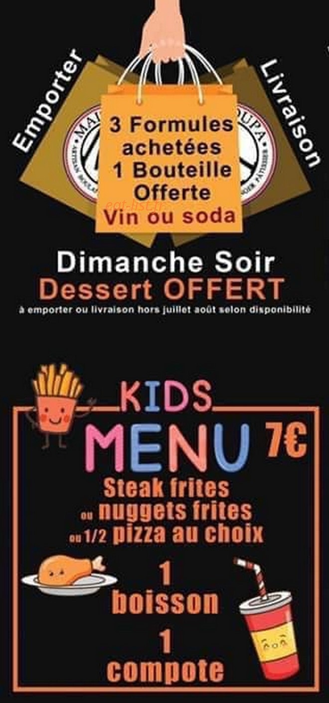 La Brasserie Du Boulanger — carte page 5