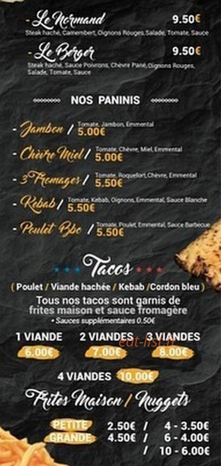 La Guinguette de la Promenade — carte page 3