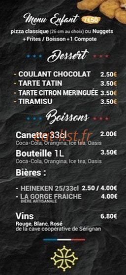 La Guinguette de la Promenade — carte page 4