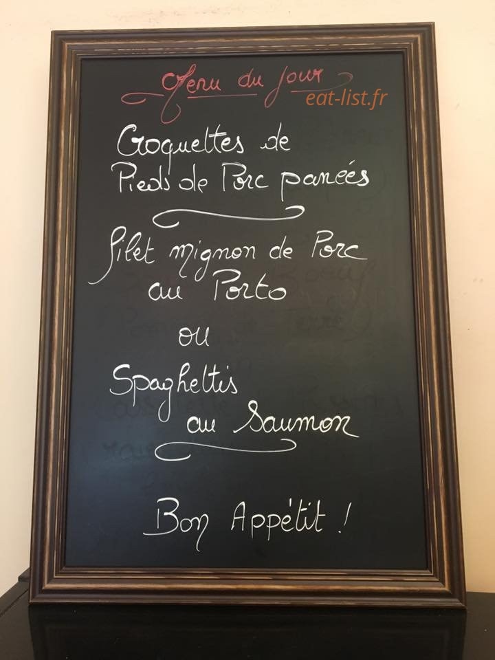 Café de la Paix — carte page 1