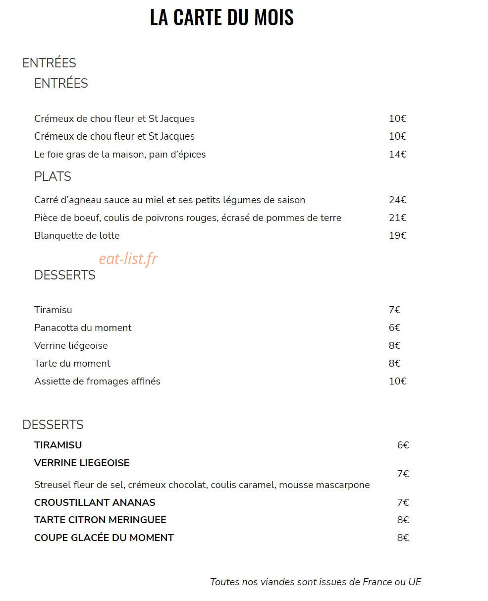 Pique et trinque — carte page 1