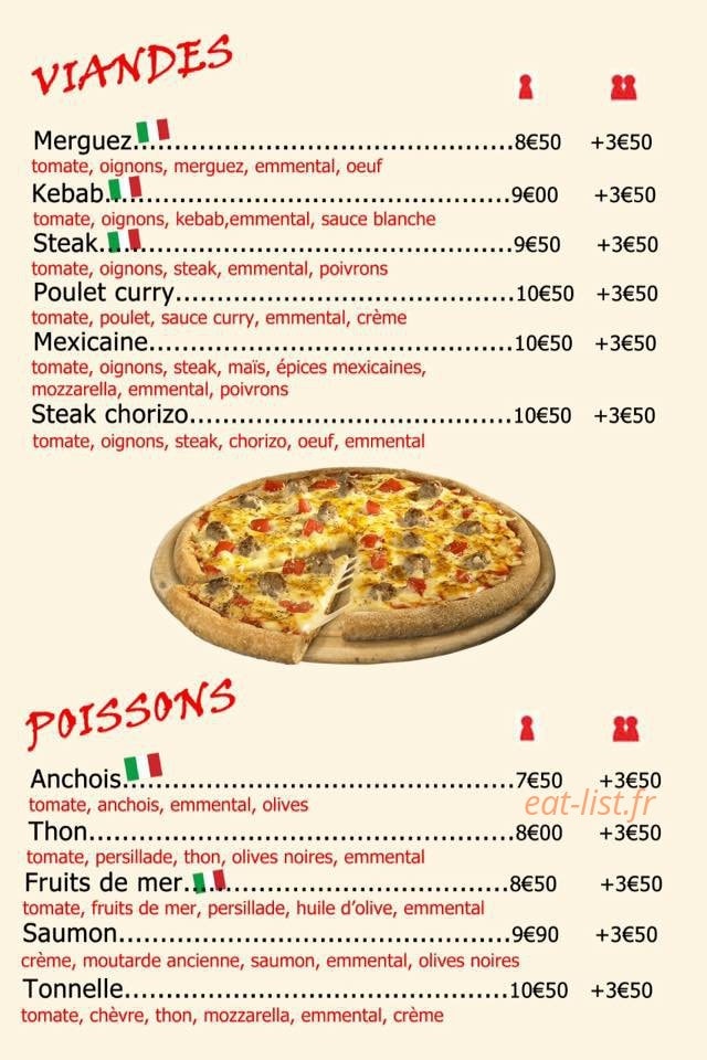 La Tonnelle — carte page 1