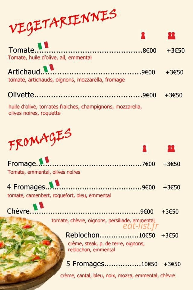 La Tonnelle — carte page 3
