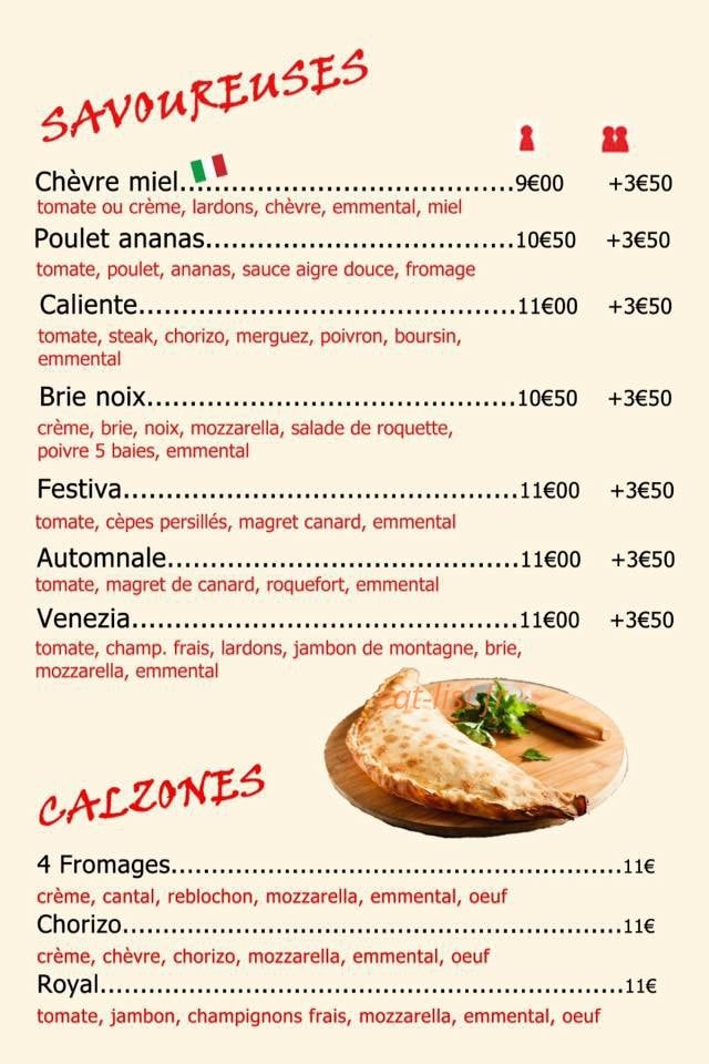 La Tonnelle — carte page 2