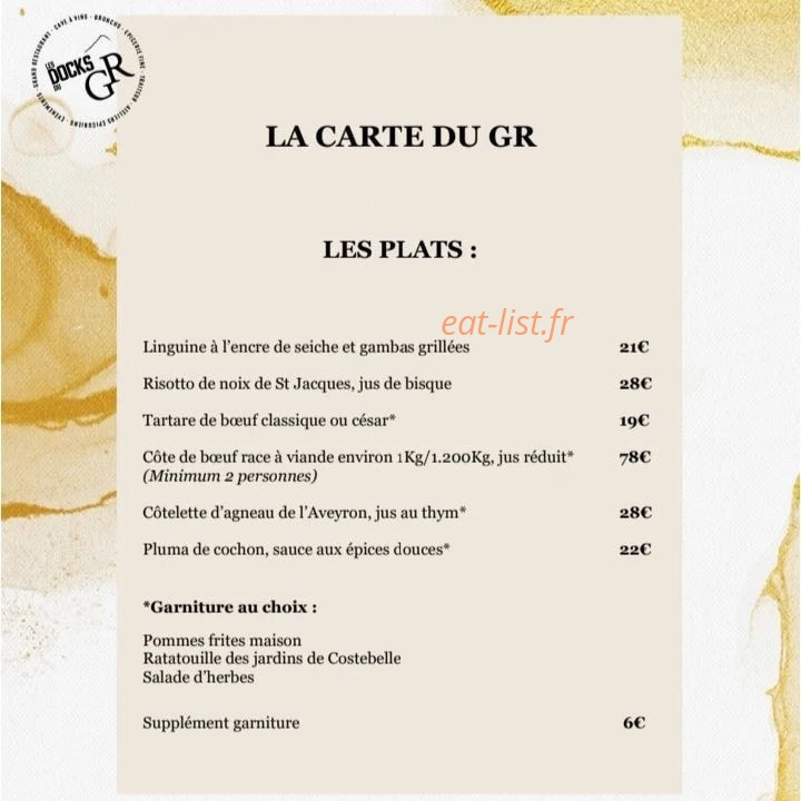 Les Docks du GR — carte page 1