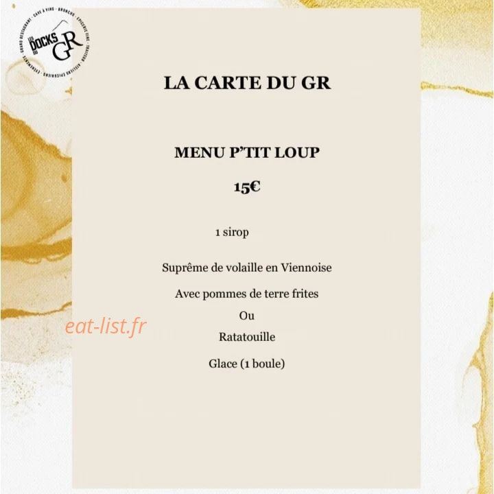 Les Docks du GR — carte page 5