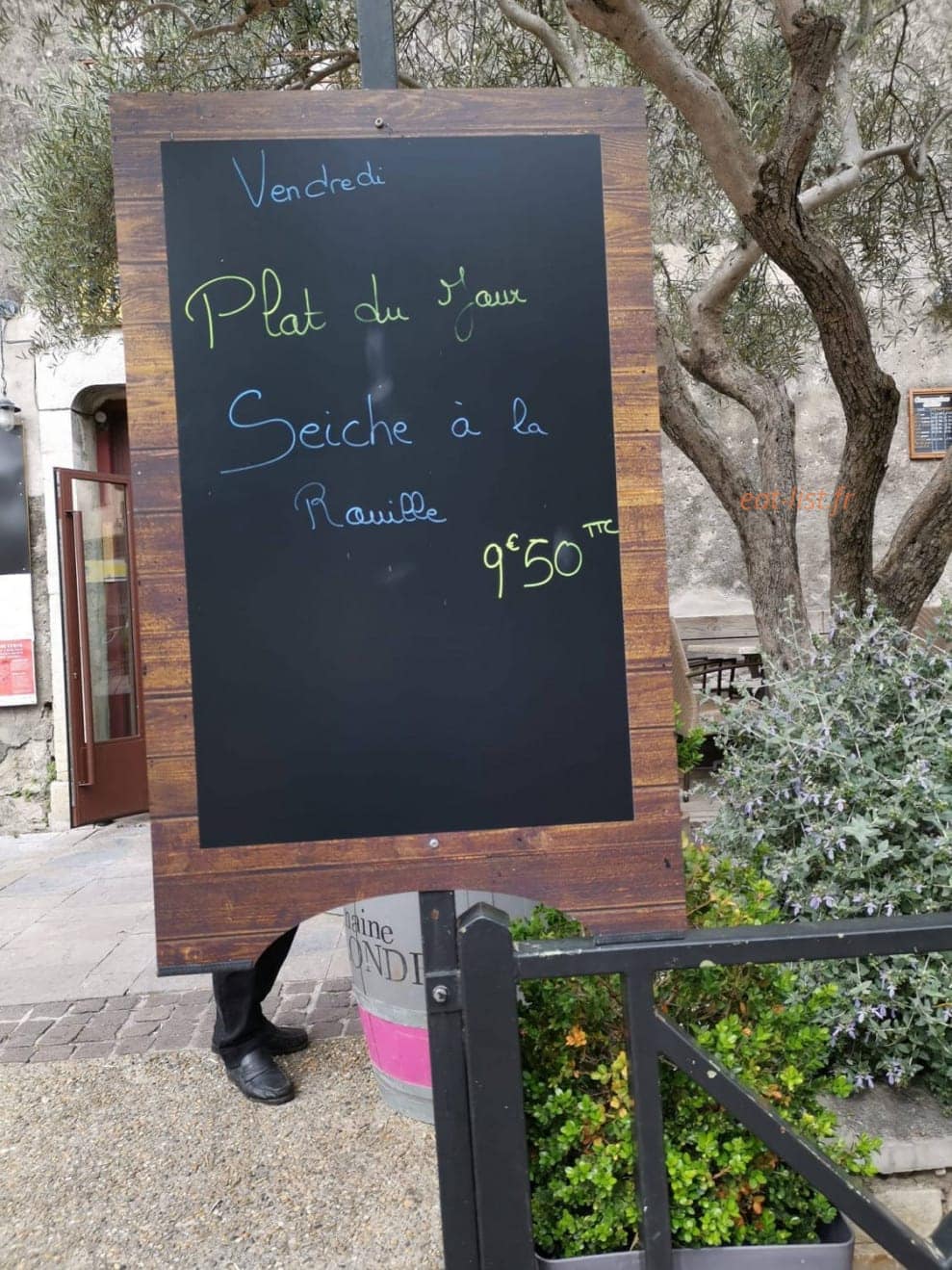 Tapas’oif Bar — carte page 1