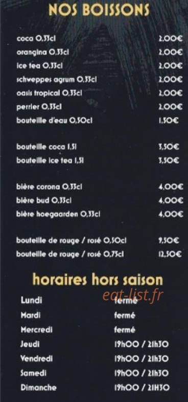 L' Annexe Lo Crosti — carte page 4
