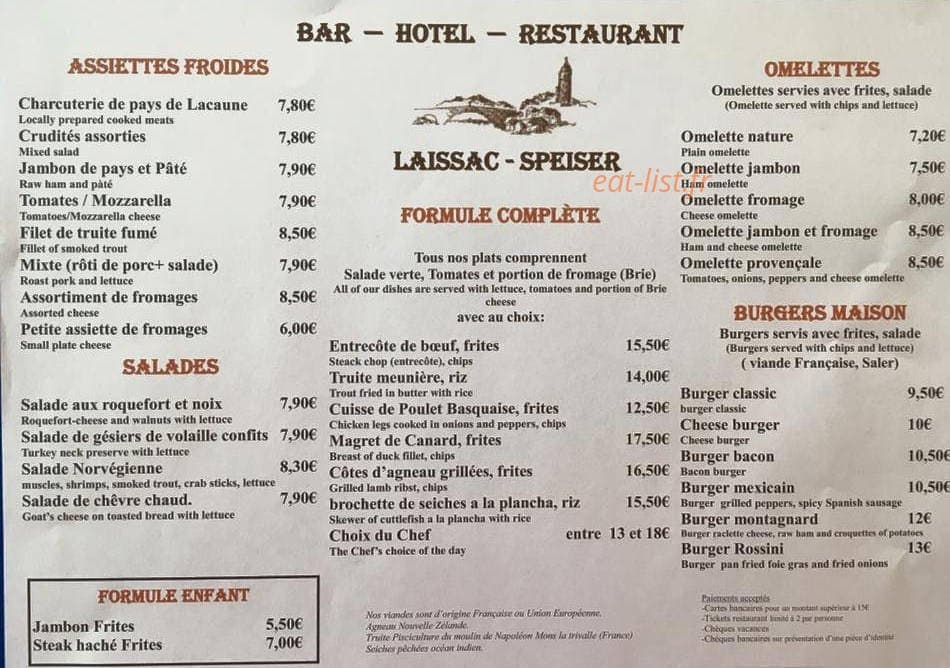 Laissac-Speiser — carte page 1