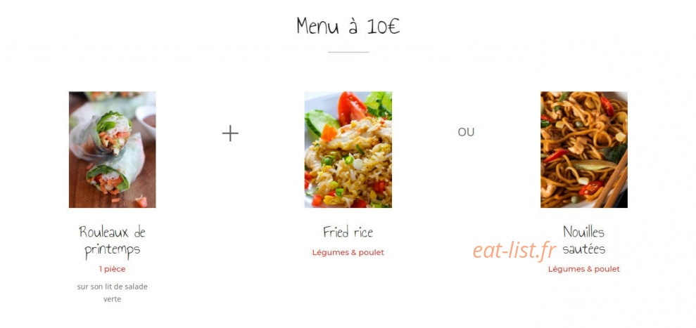 La cuisine de Sandrine — carte page 3