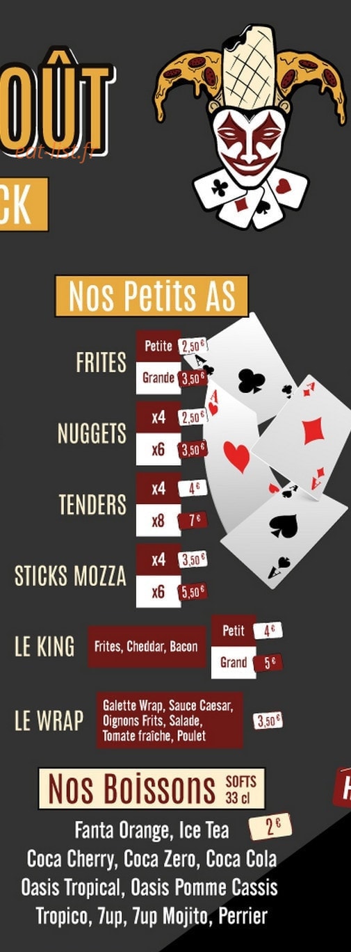 Les As du Goût — carte page 4