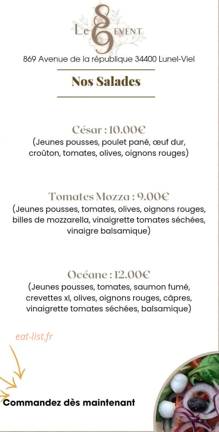 Le 869 event — carte page 2