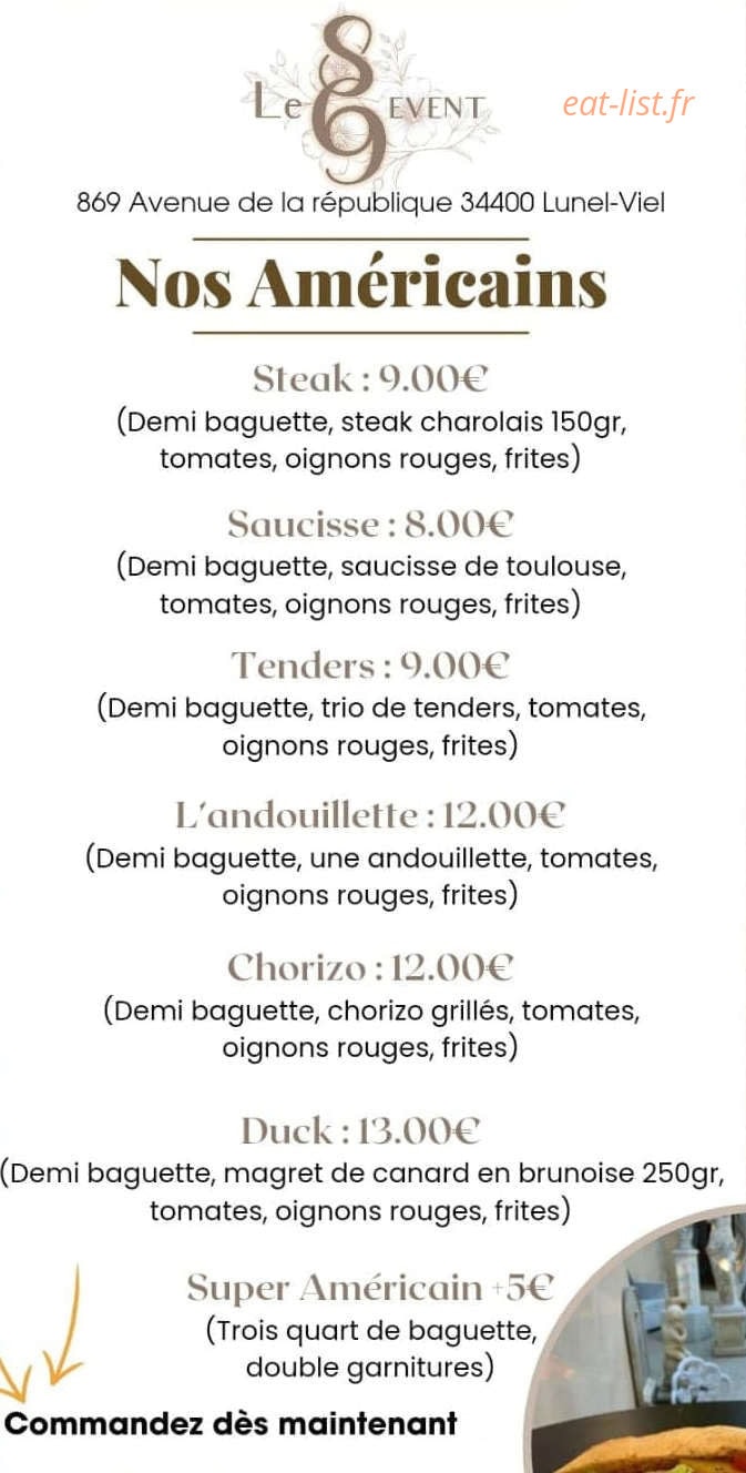 Le 869 event — carte page 5