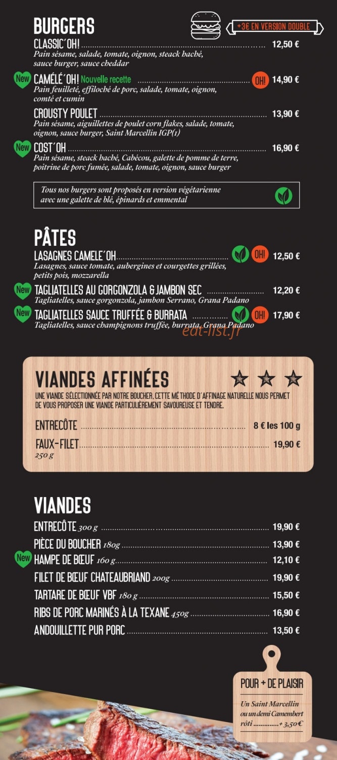 Camele'oh — carte page 2
