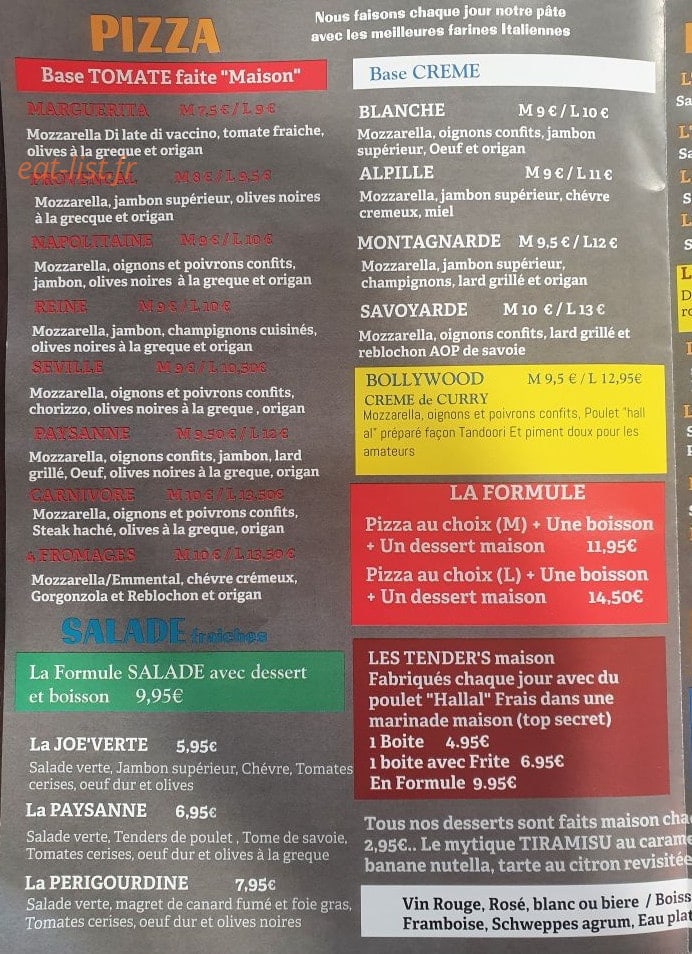 Chez Joe — carte page 2