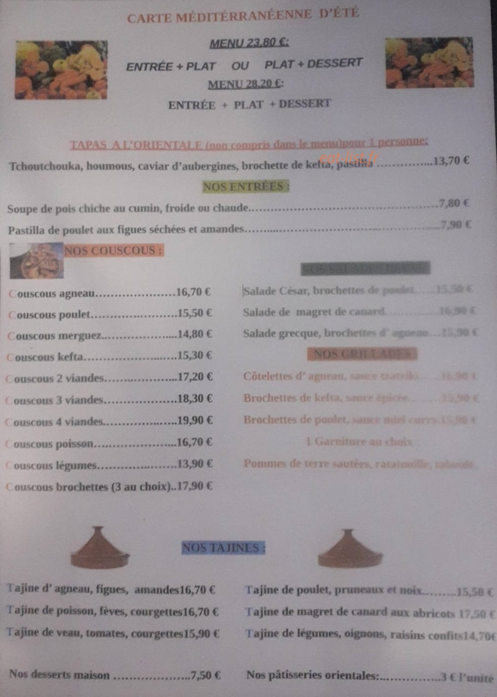 Chez Marie — carte page 2