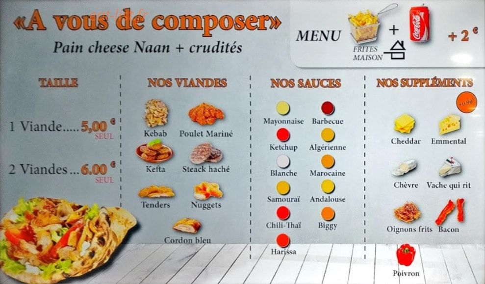 Le Régal — carte page 2