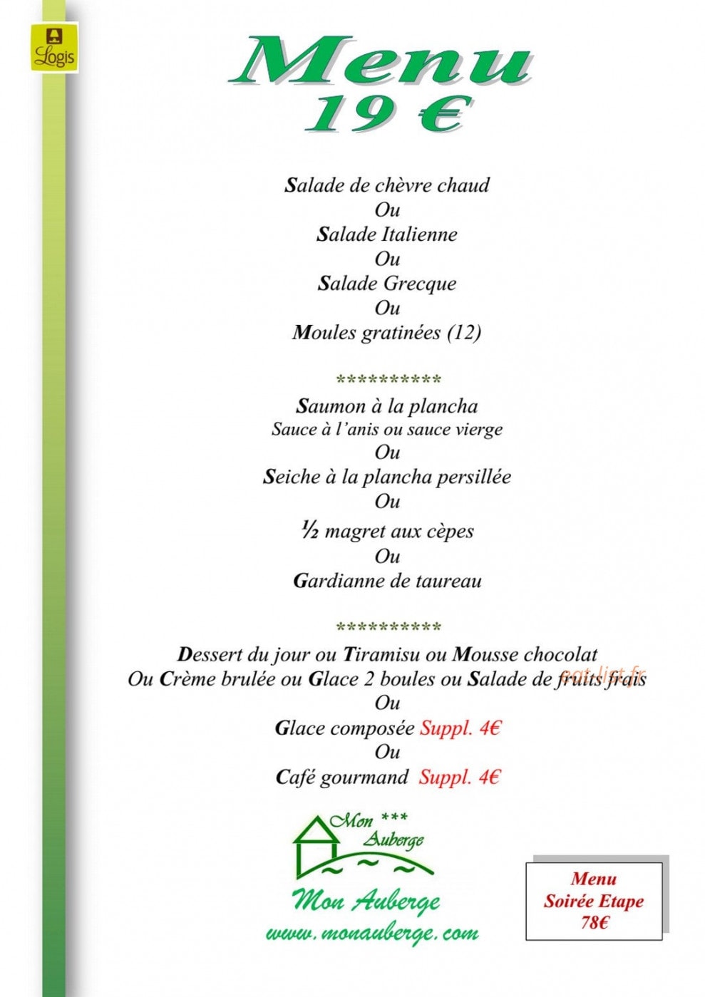 Mon auberge — carte page 7