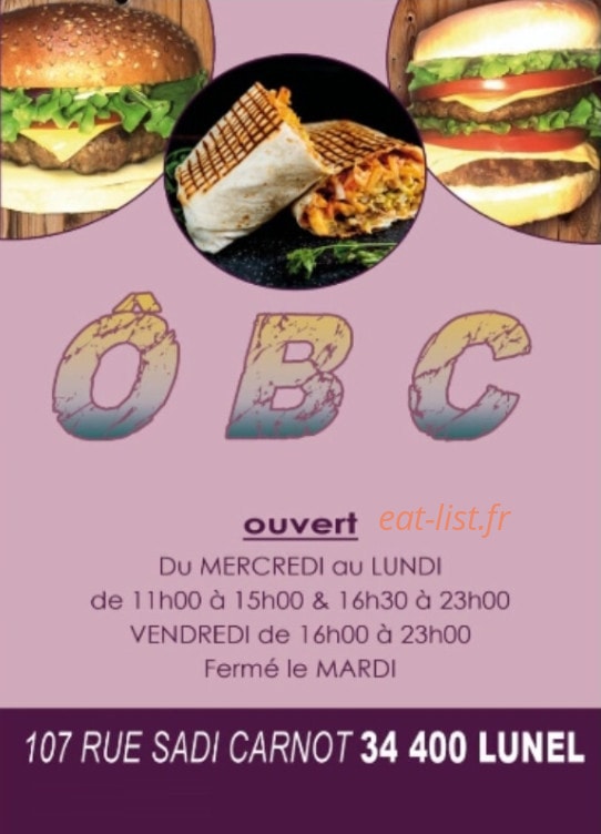 Ô.B.C — carte page 1