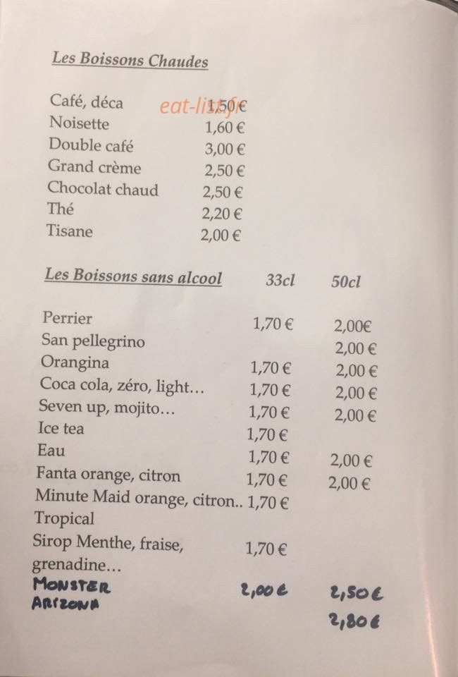 Ô Casse-Croûte — carte page 4