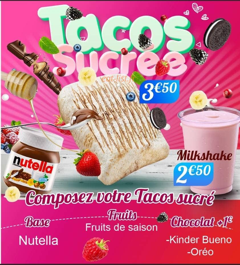 Tacos square — carte page 6