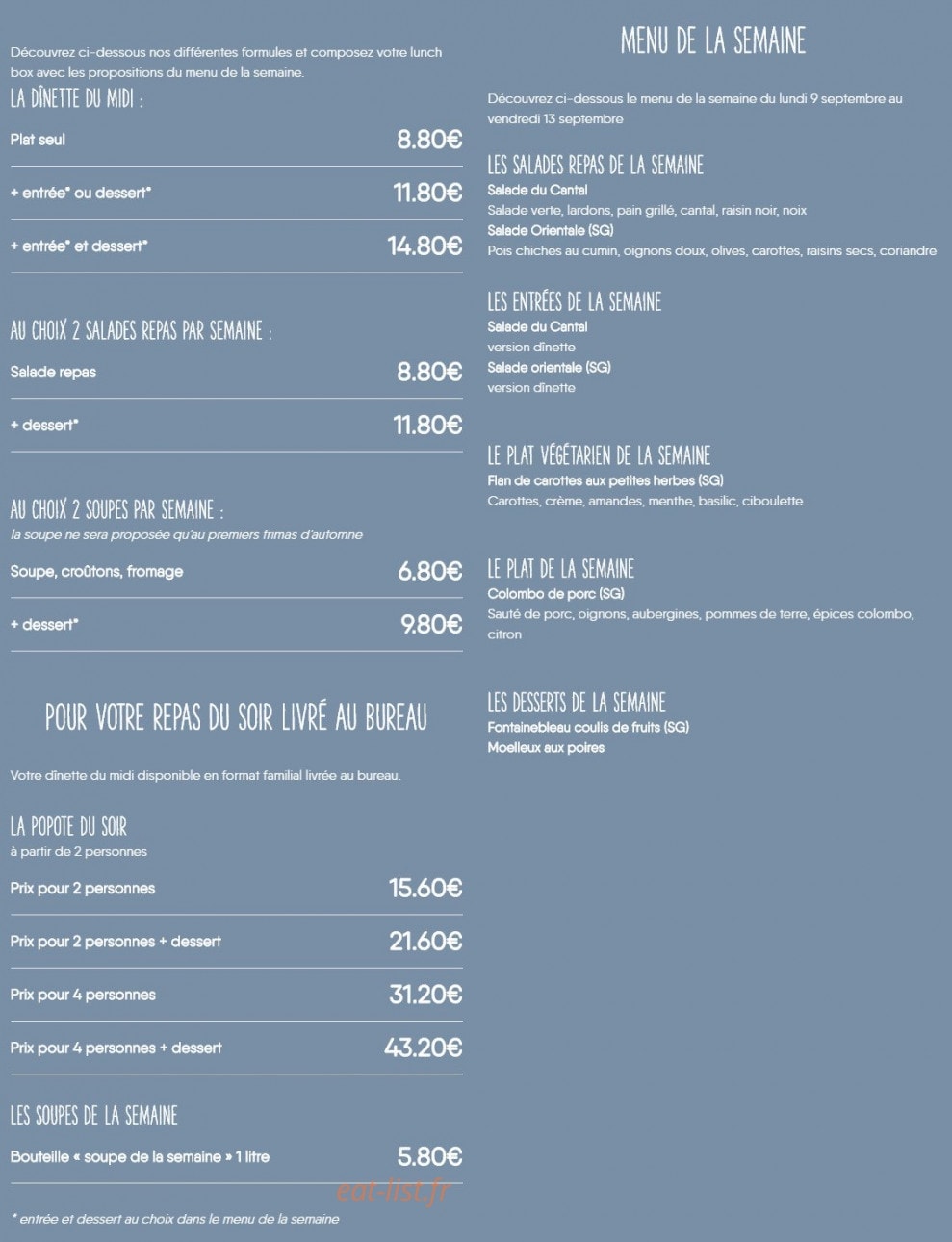 Coco&So — carte page 1
