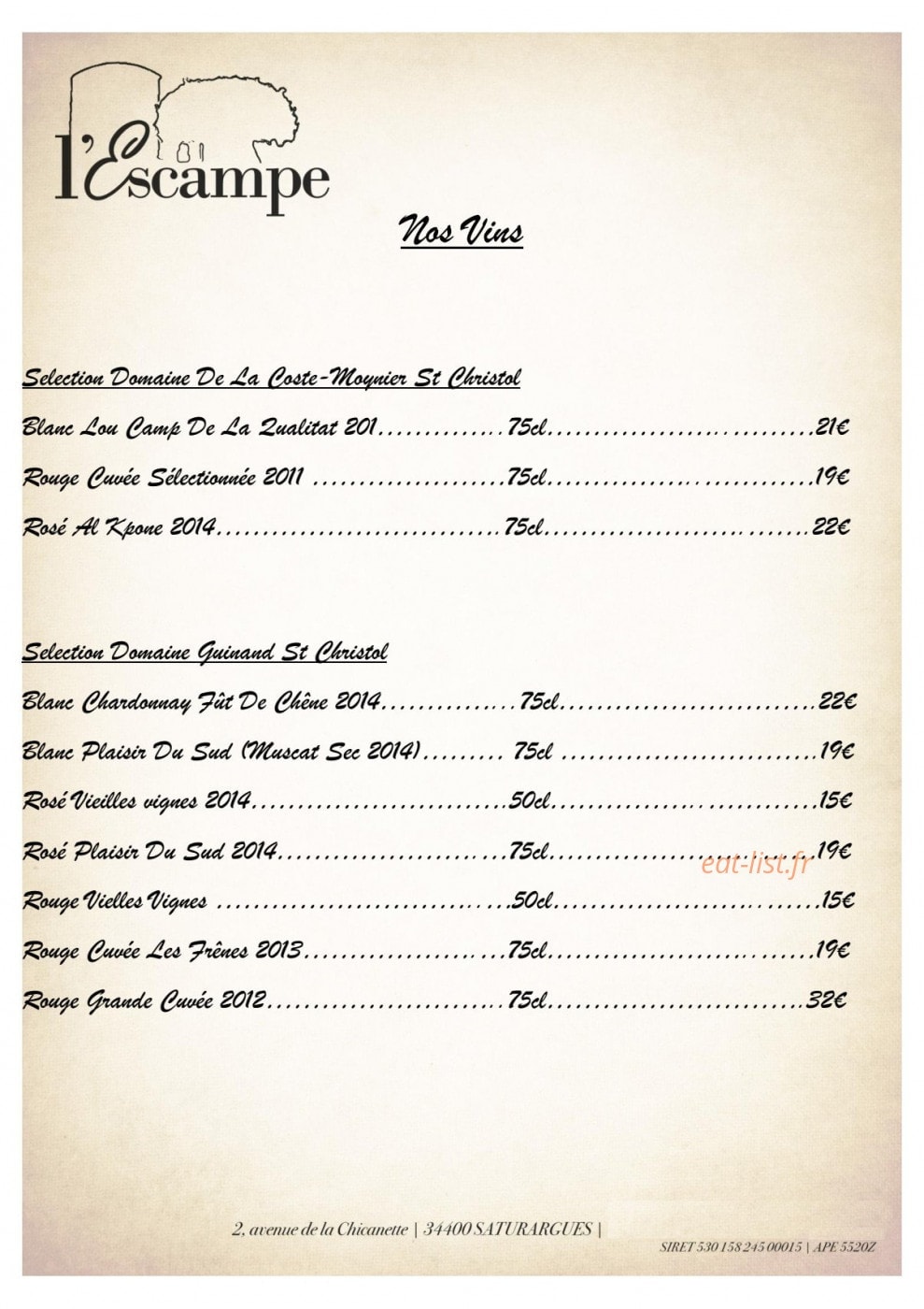 L'Escampe — carte page 4